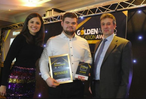 Award winning success for 18-year-old apprentice Bradley Kirkby