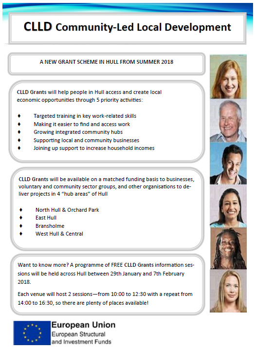Hull Community Led Local Development Grants Information Events