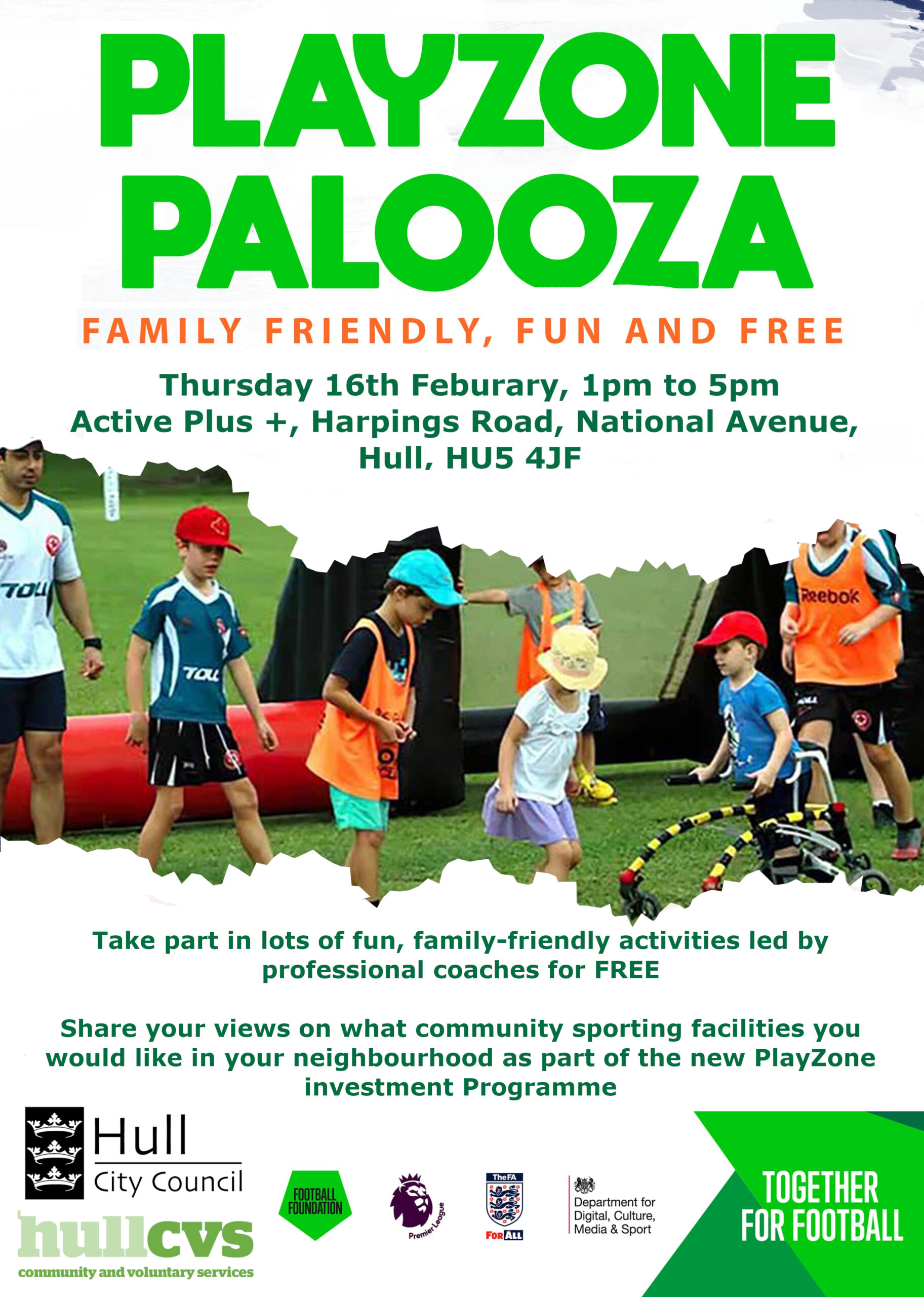 Palyzone FREE Half term sport and activity sessions with Playzone Palooza ...