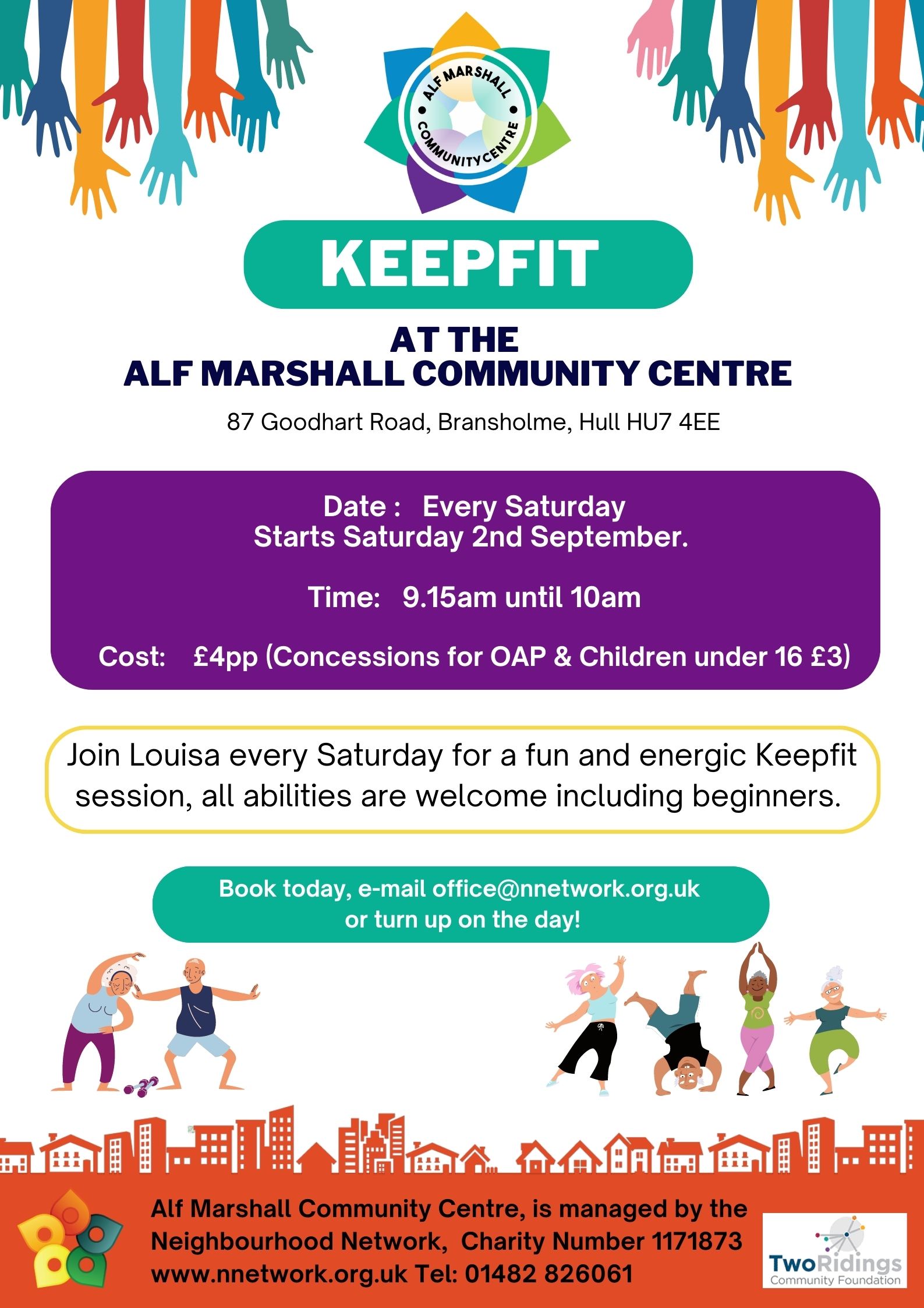 Saturday Keep Fit and Yoga sessions | Neighbourhood Network Hull