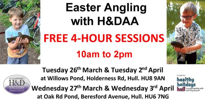 FREE Angling sessions for young people in Hull!