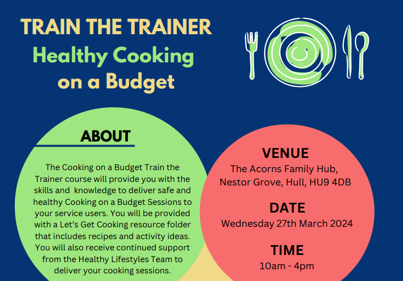 Train the Trainer - Healthy Cooking on a Budget