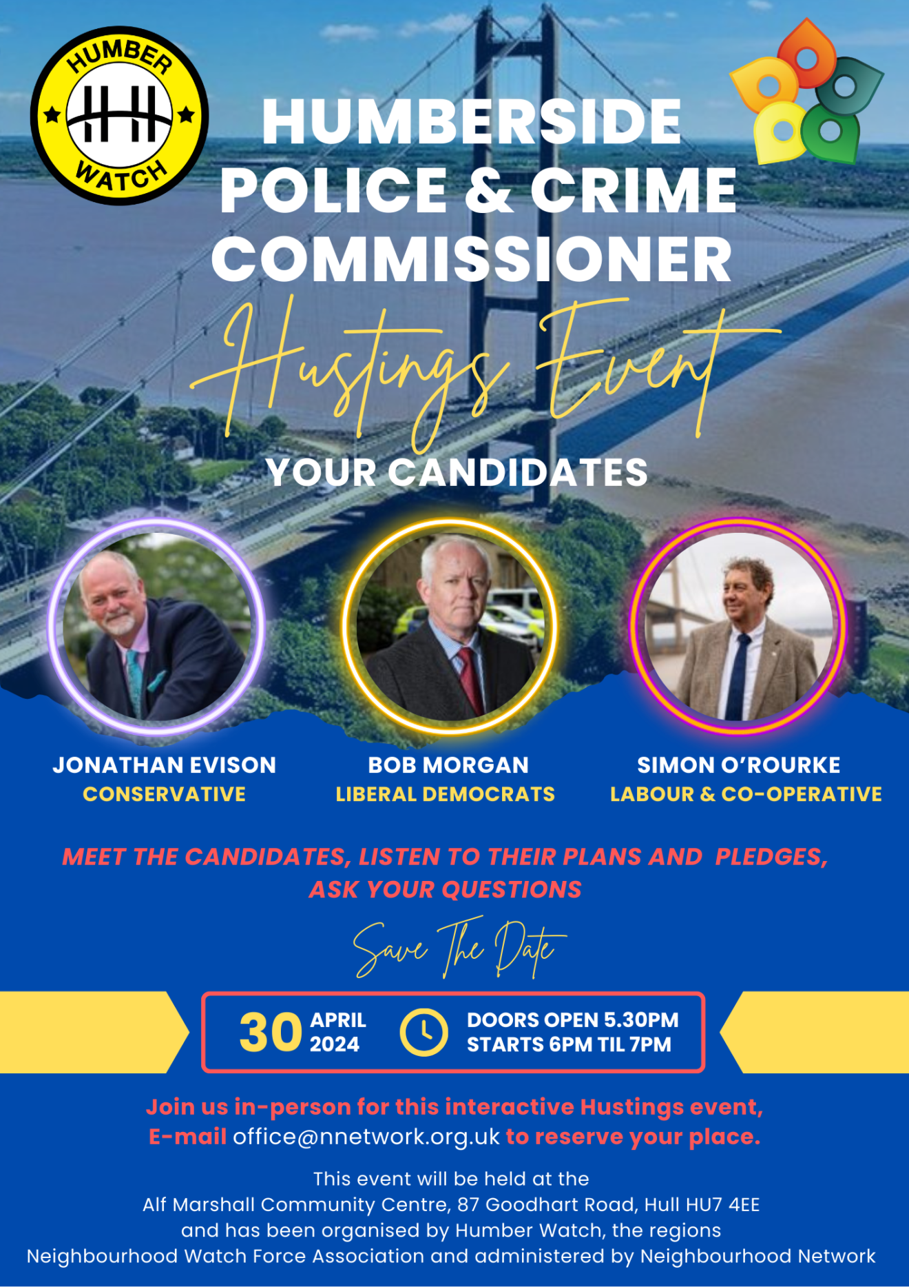 30.04.24 -Humberside Police and Crime Commissioner Hustings Event