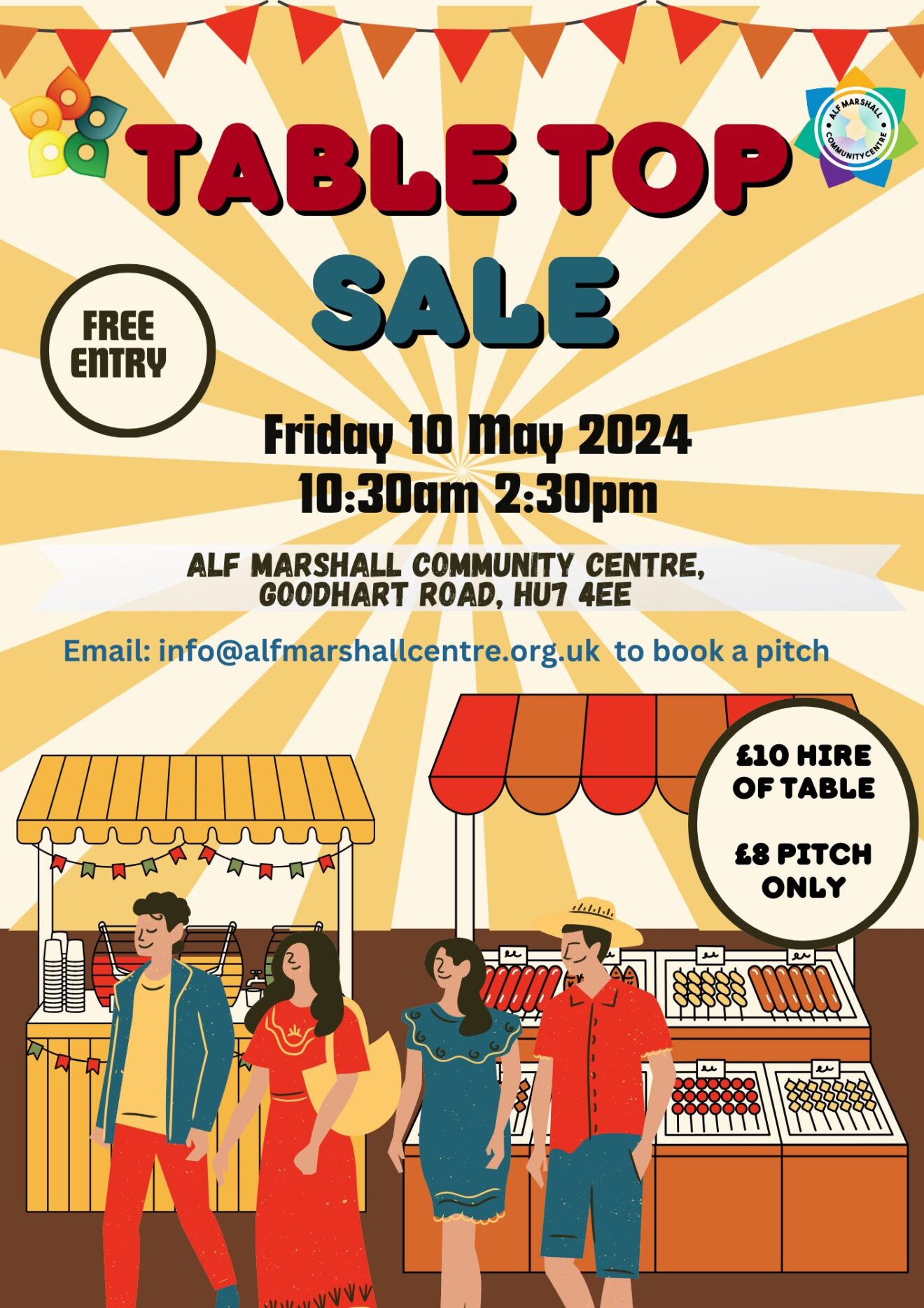 Table top sale at the AMCC this May!
