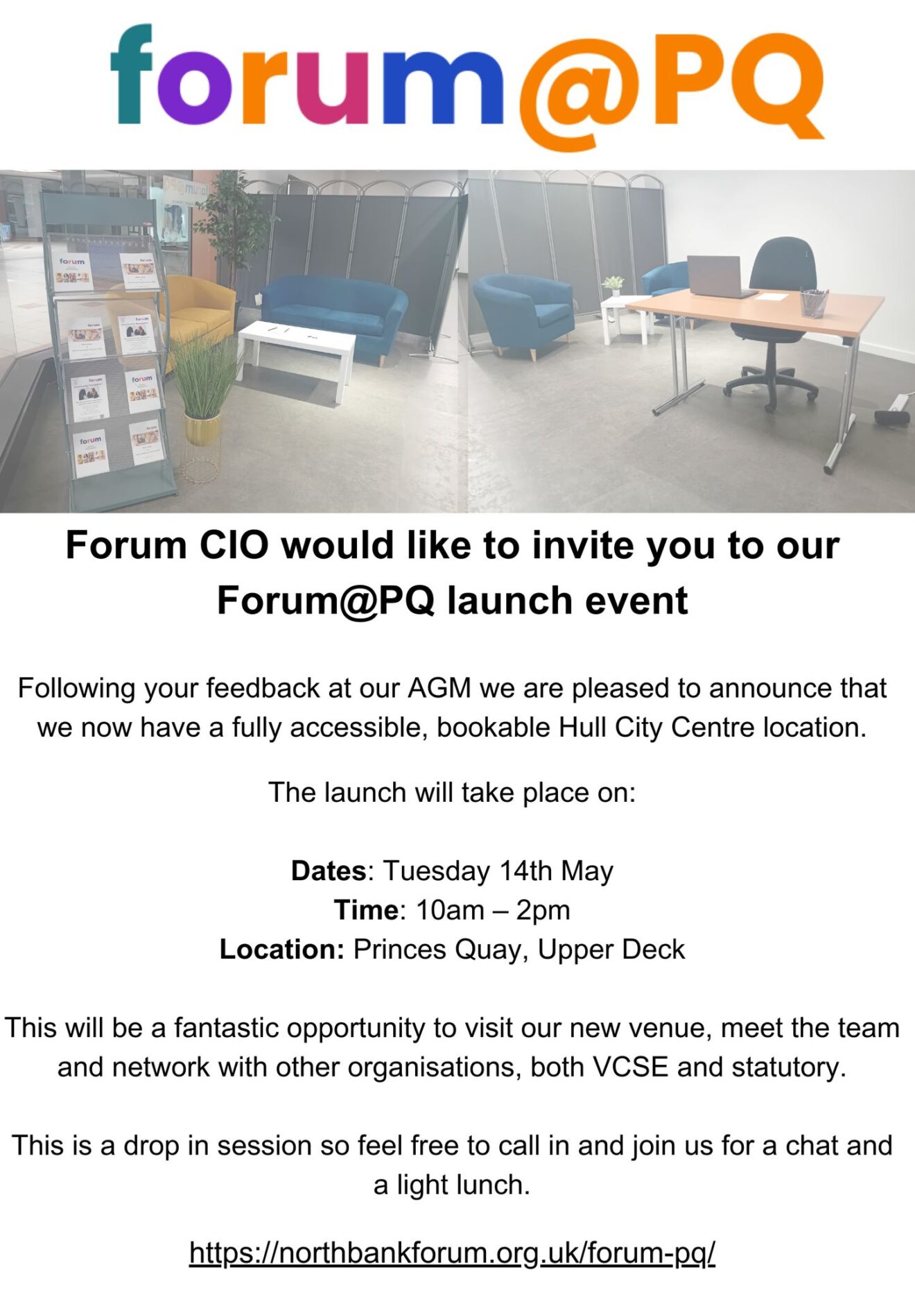 Forum launch event this May!