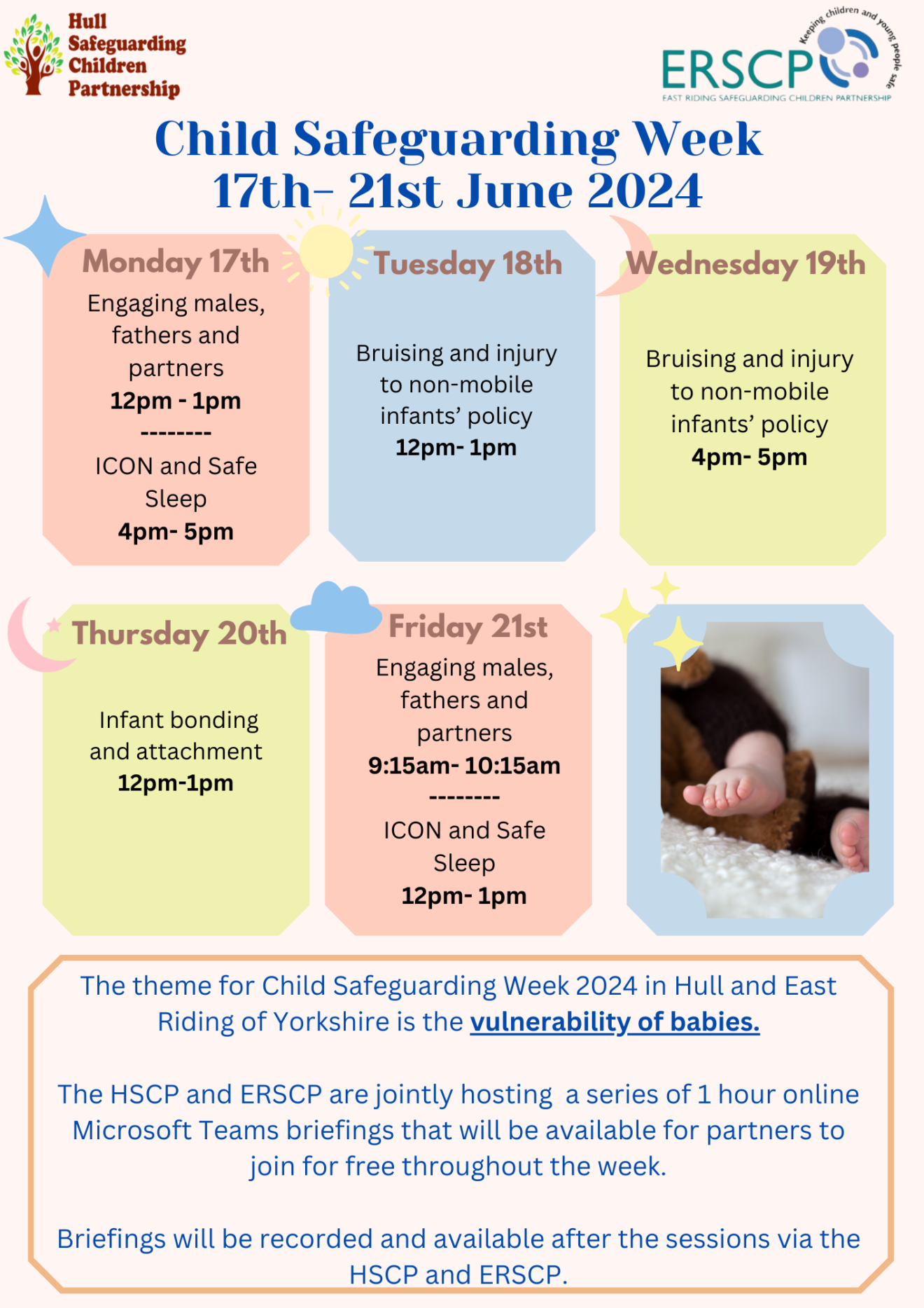 Child Safeguarding Week - 17th June- 21st June 2024.