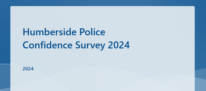 Humberside Police Confidence Survey 2024