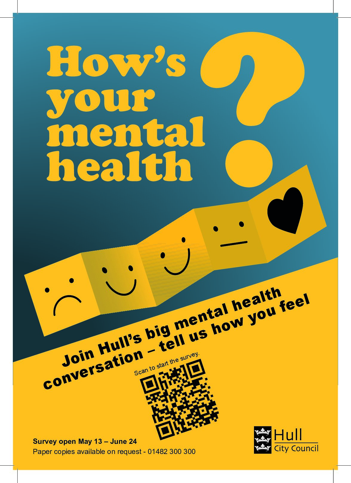 How's your mental health? Take part in this survey.