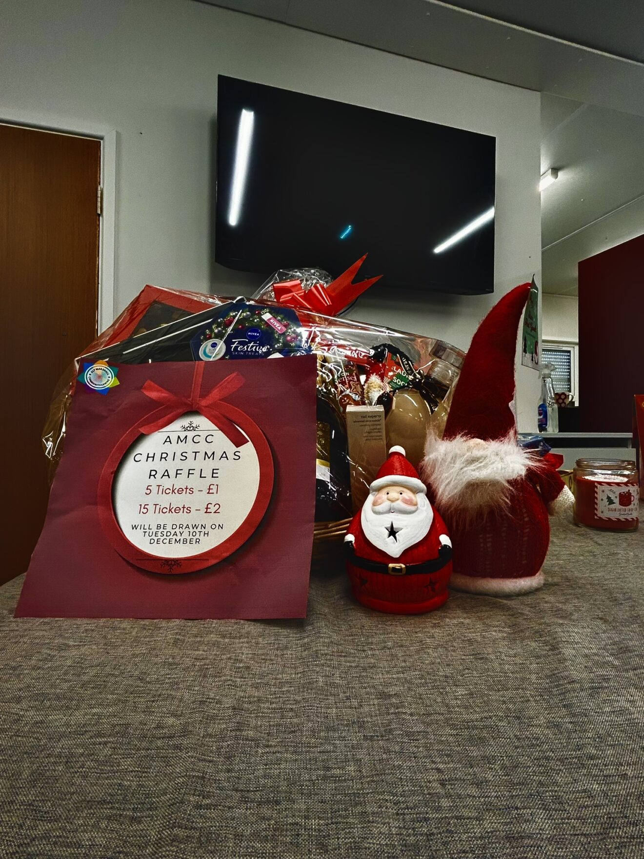 The winner of our AM Christmas Raffle has been drawn!