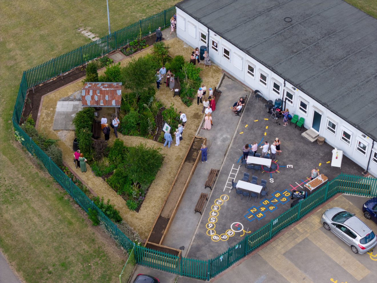 A bird’s-eye view of Hull's Songbird Survival garden transformation!