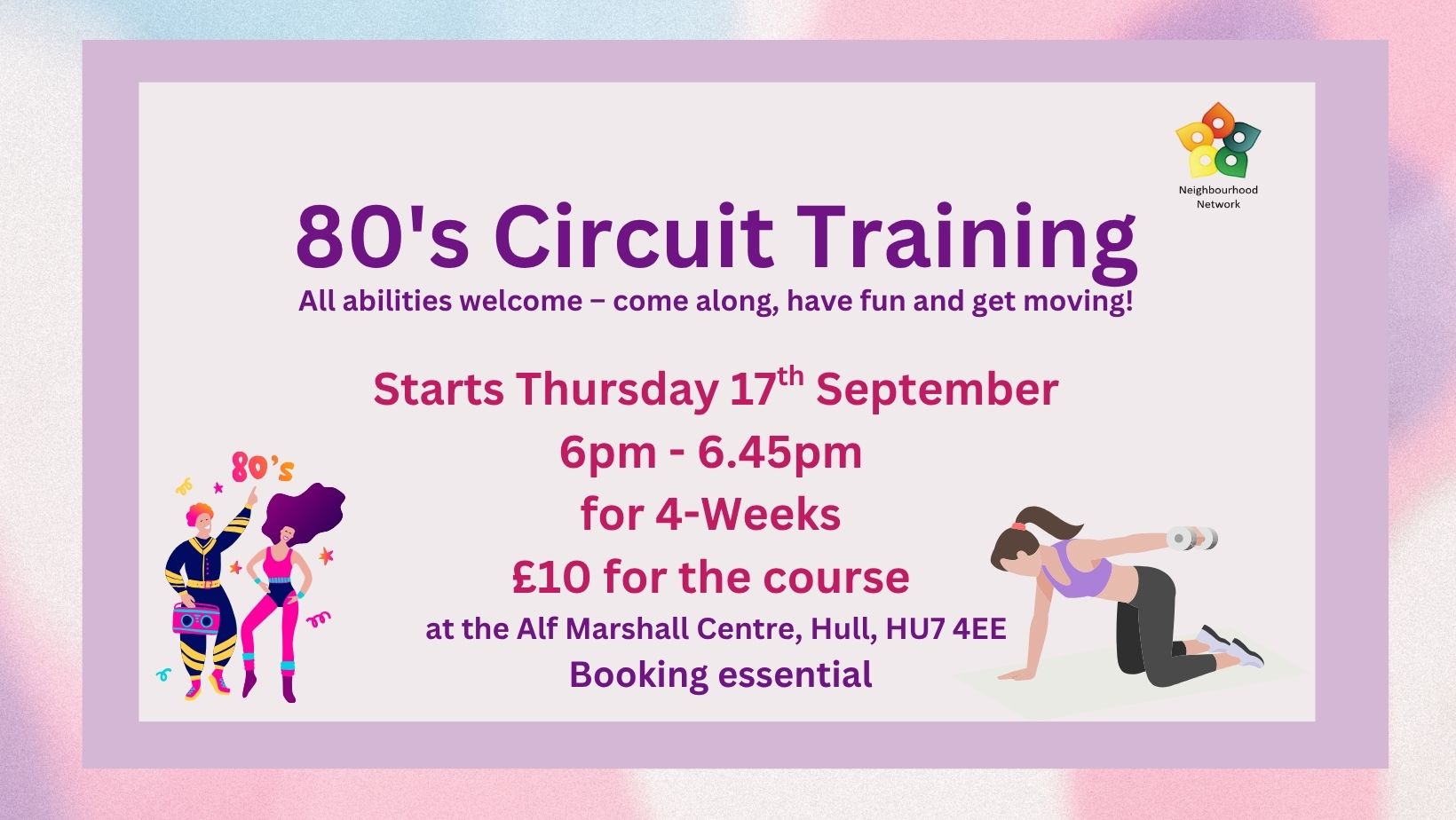 80's Circuit  4 week block booking session